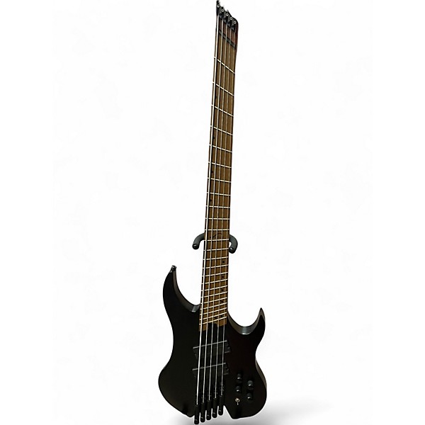 Used Legator NB5F Flat Black Electric Bass Guitar
