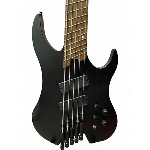 Used Legator NB5F Flat Black Electric Bass Guitar