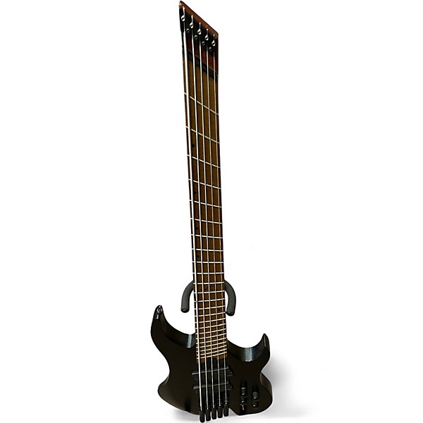 Used Legator NB5F Flat Black Electric Bass Guitar