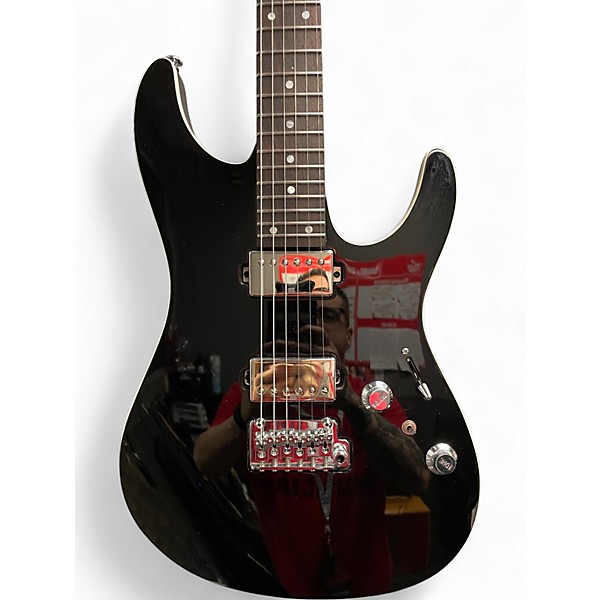 Used Ibanez AZ42P1 Black Solid Body Electric Guitar