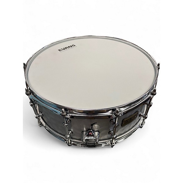 Used TAMA 14in SLP HAMMERED STEEL Silver Drum