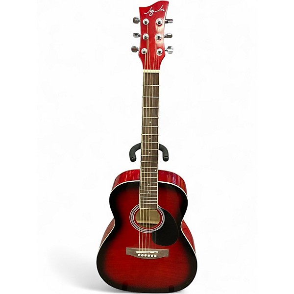 Used Jay Turser JJ43F Red Acoustic Guitar