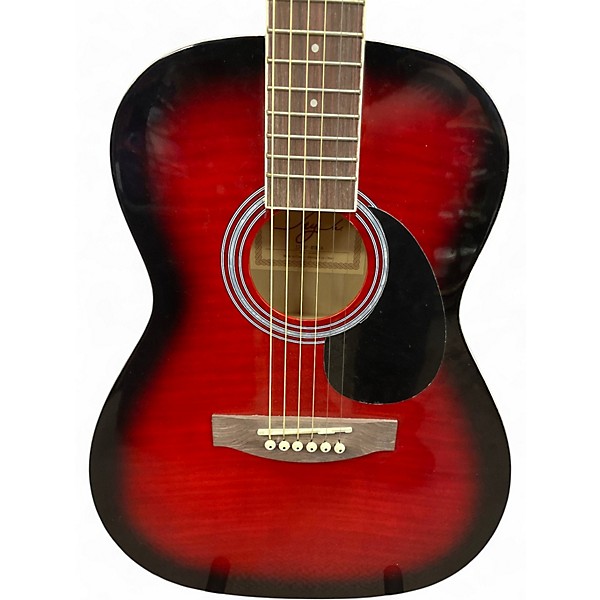 Used Jay Turser JJ43F Red Acoustic Guitar