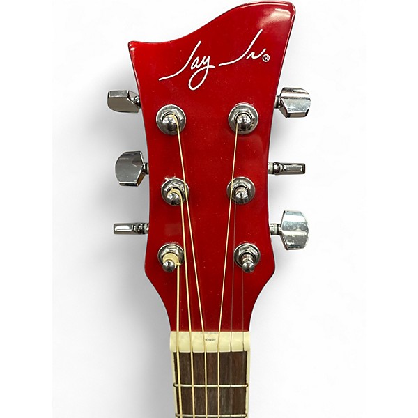 Used Jay Turser JJ43F Red Acoustic Guitar