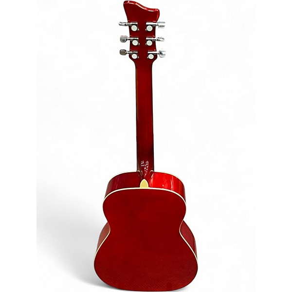 Used Jay Turser JJ43F Red Acoustic Guitar
