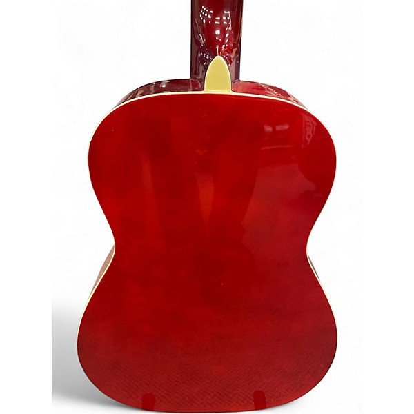 Used Jay Turser JJ43F Red Acoustic Guitar