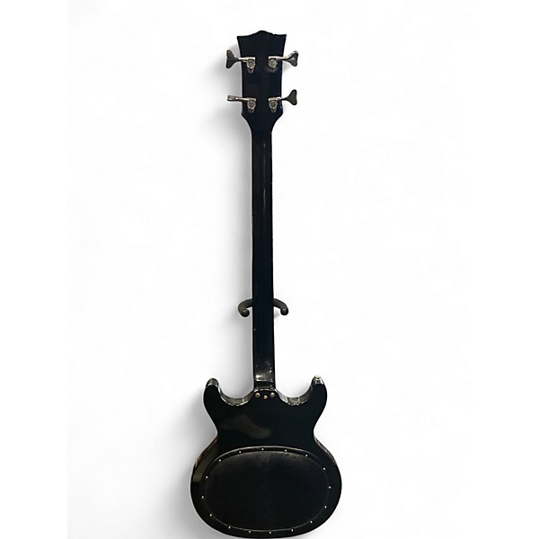 Vintage 1969 Hohner Black Widow Bass Black Electric Bass Guitar