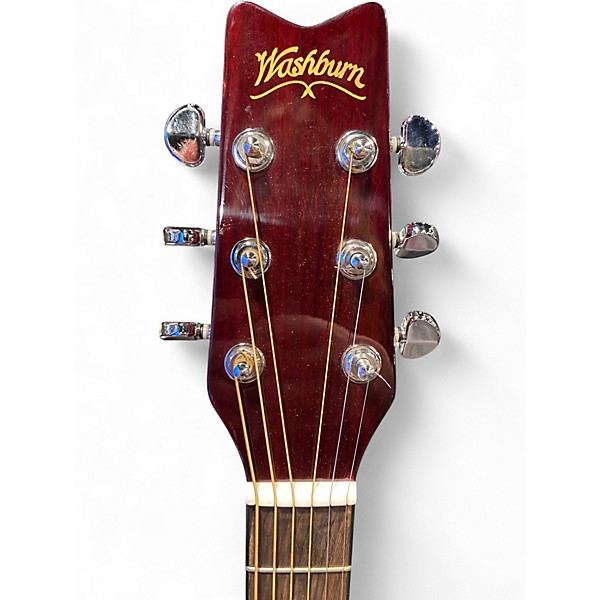 Used Washburn D10 Natural Acoustic Guitar