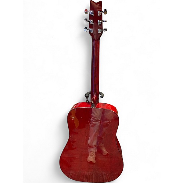 Used Washburn D10 Natural Acoustic Guitar
