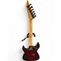 Used ESP LTD MH100QMNT Trans Red Solid Body Electric Guitar
