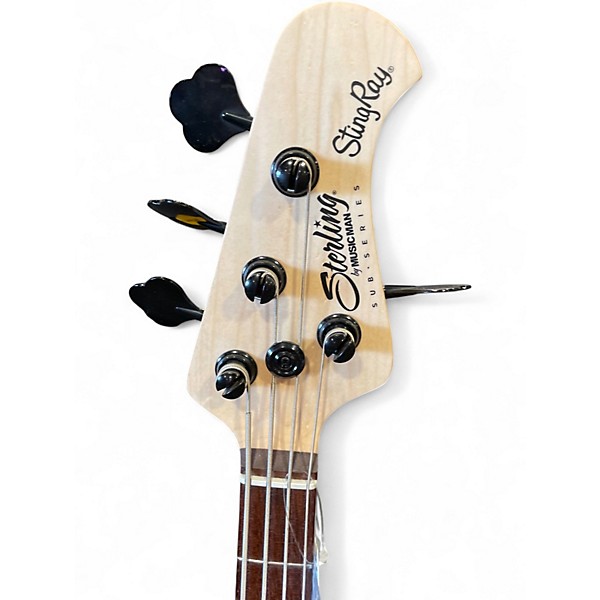 Used Sterling by Music Man STING RAY Black Electric Bass Guitar
