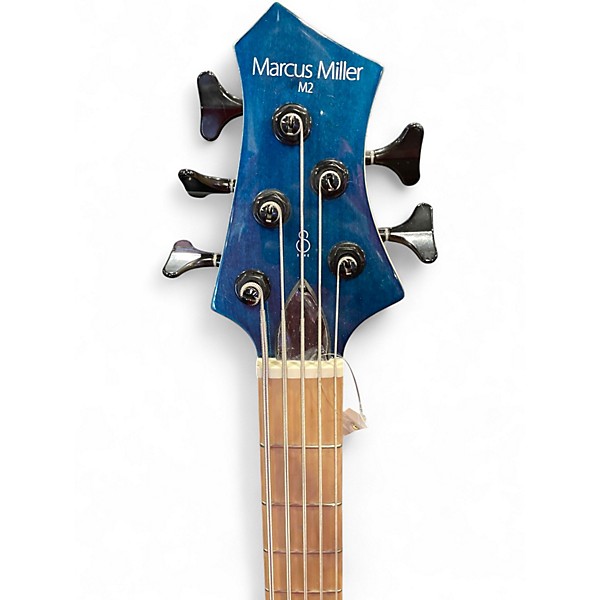 Used Sire Marcus Miller M2 5 String Blue Electric Bass Guitar