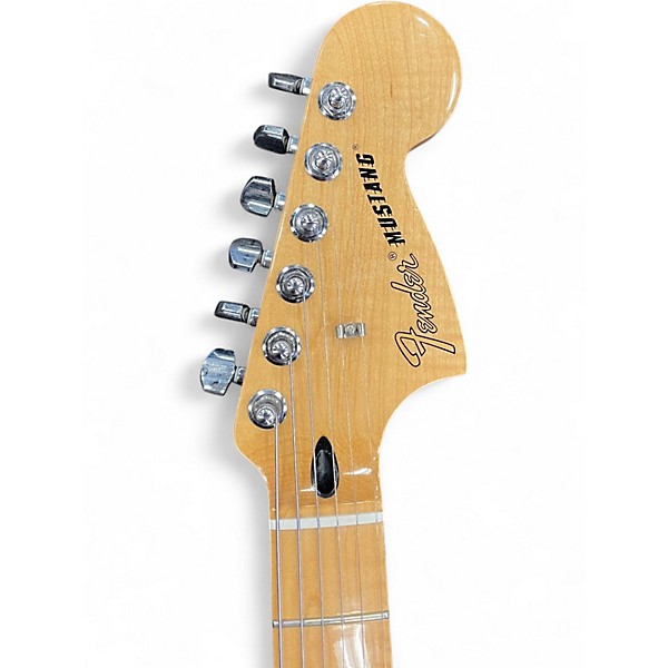 Used Fender Player Mustang Olympic White Solid Body Electric Guitar