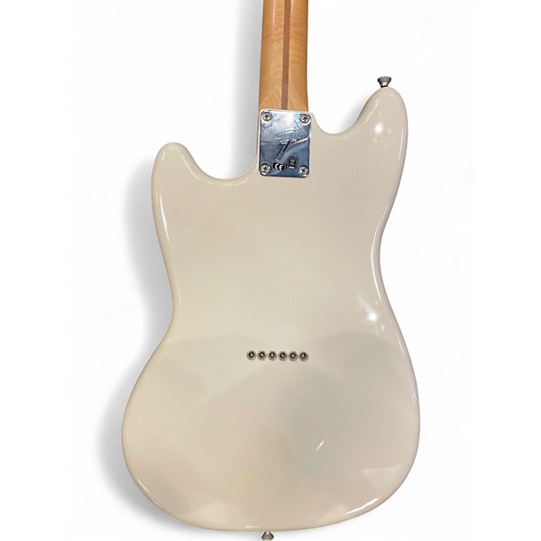 Used Fender Player Mustang Olympic White Solid Body Electric Guitar