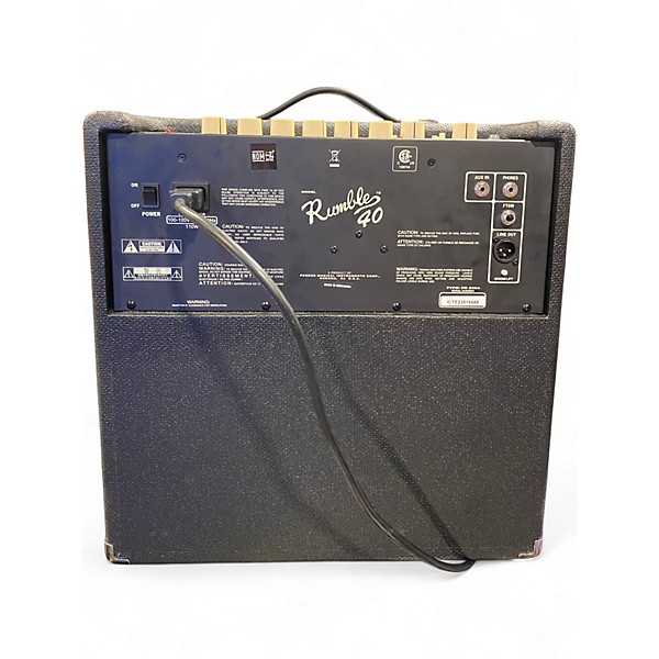 Used Fender Rumble V3 40W 1x10 Bass Combo Amp