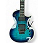 Used ESP LTD EC1000 FR Deluxe Blue Burst Solid Body Electric Guitar