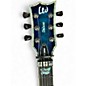 Used ESP LTD EC1000 FR Deluxe Blue Burst Solid Body Electric Guitar