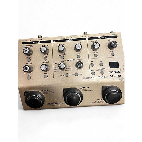 Used BOSS VE8 Acoustic Singer Effect Processor