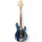 Used Sterling by Music Man Stingray Sub Series Blue Electric Bass Guitar thumbnail