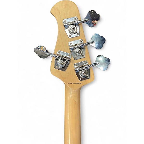 Used Sterling by Music Man Stingray Sub Series Blue Electric Bass Guitar