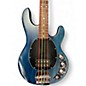 Used Sterling by Music Man Stingray Sub Series Blue Electric Bass Guitar