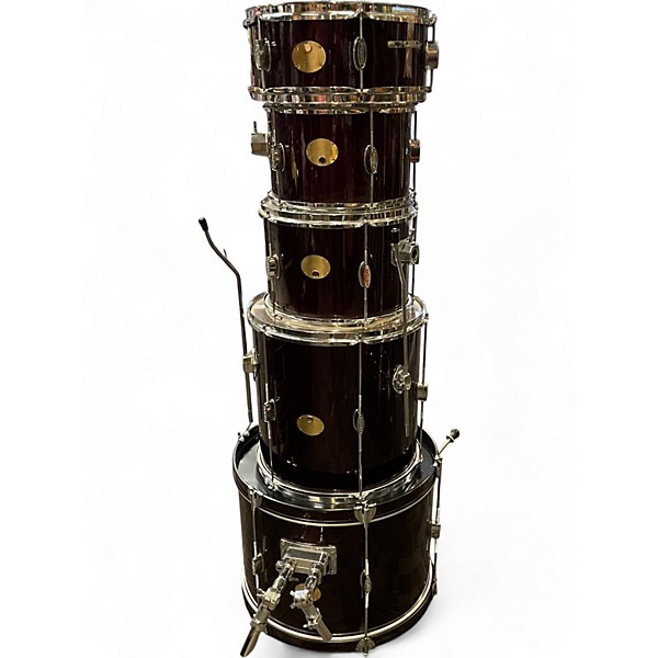 Used First Act 5 Piece MD590 SHELL PACK Maroon Drum Kit