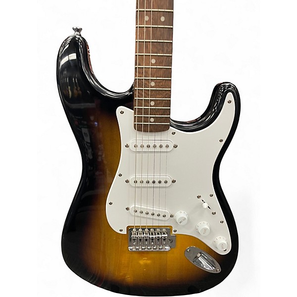 Used Squier Bullet Stratocaster 3 Color Sunburst Solid Body Electric Guitar