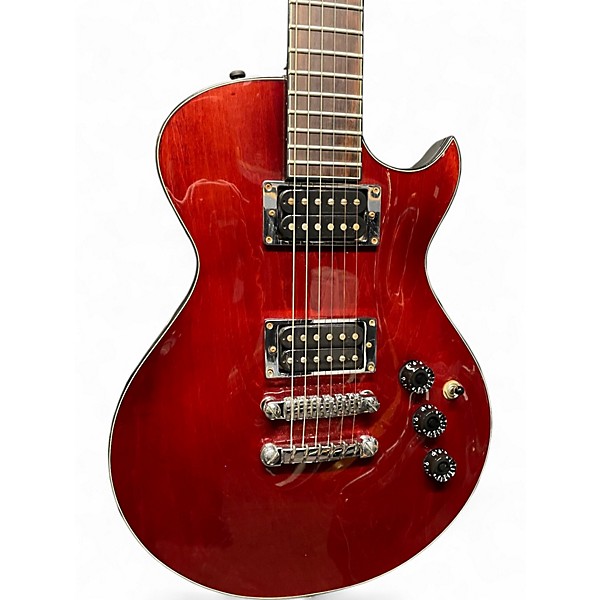 Used Ibanez ART100 Art Series Crimson Red Trans Solid Body Electric Guitar
