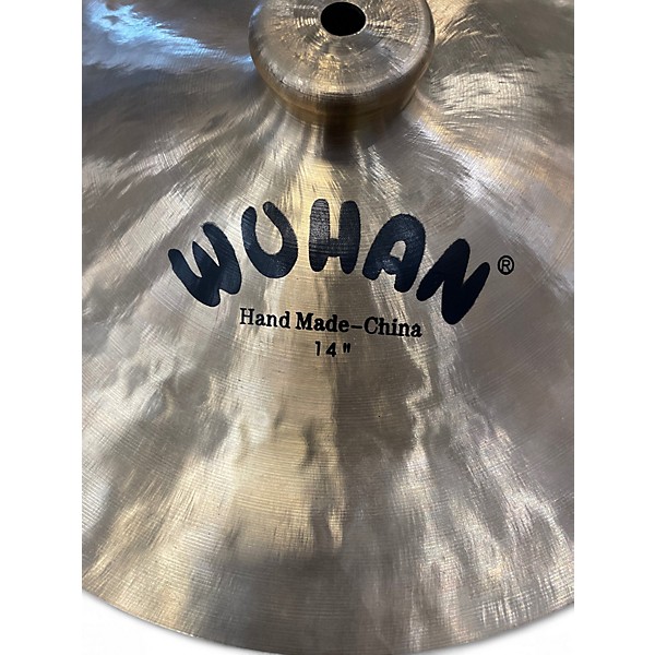 Used Wuhan Cymbals & Gongs 14in HAND MADE CHINA Cymbal