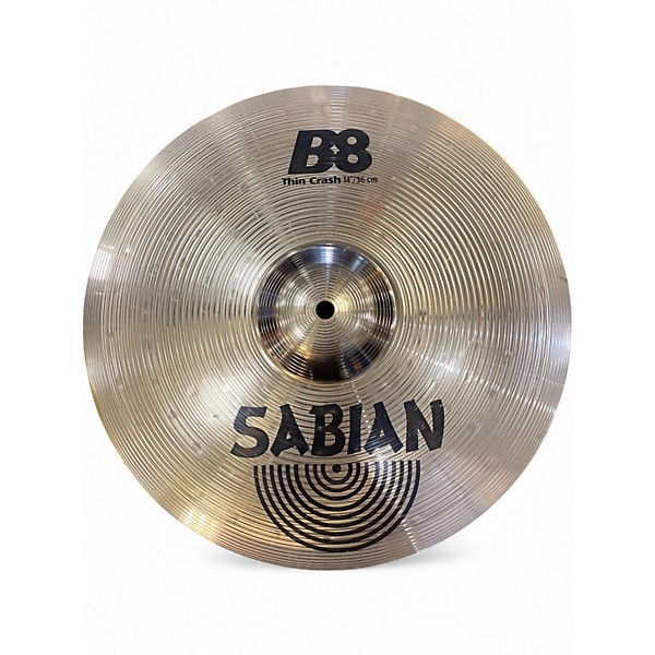 Used SABIAN 14in B8 Thin Crash Cymbal