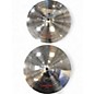 Used Wuhan Cymbals & Gongs 14in CHROME HI-HAT PAIR Cymbal thumbnail