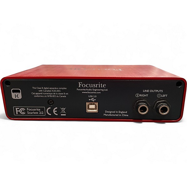 Used Focusrite Scarlett 2i2 Audio Interface