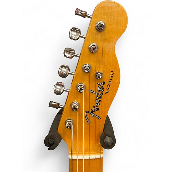 Used Fender Vintage Custom 1950 DBL Esquire TCP Blonde Solid Body Electric Guitar