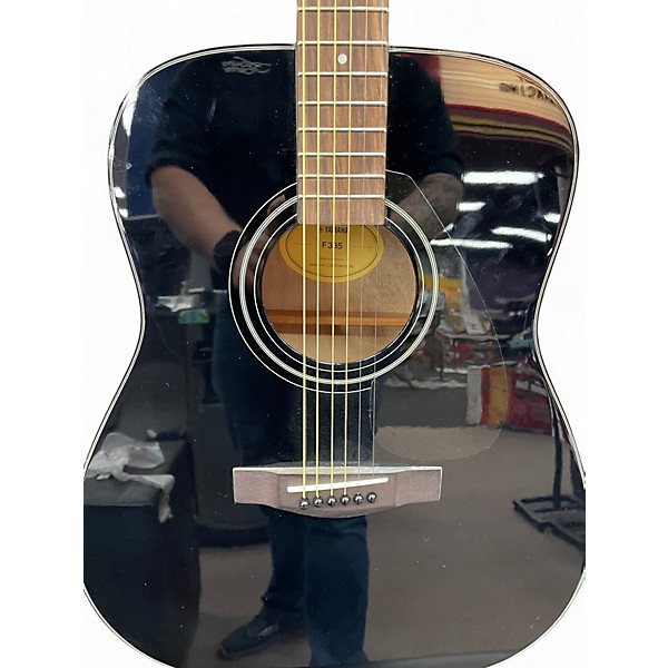Used Yamaha F335 Black Acoustic Guitar