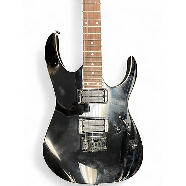 Used Ibanez RG2EX1 Black Solid Body Electric Guitar