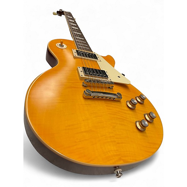 Used Epiphone 1959 Reissue Les Paul Standard Lemonburst Solid Body Electric Guitar