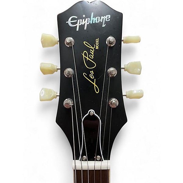 Used Epiphone 1959 Reissue Les Paul Standard Lemonburst Solid Body Electric Guitar