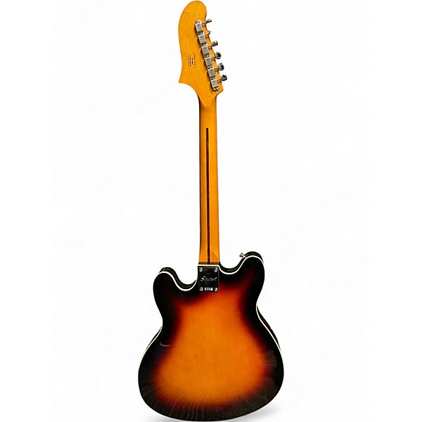 Used Squier Classic Vibe Starcaster Sunburst Hollow Body Electric Guitar