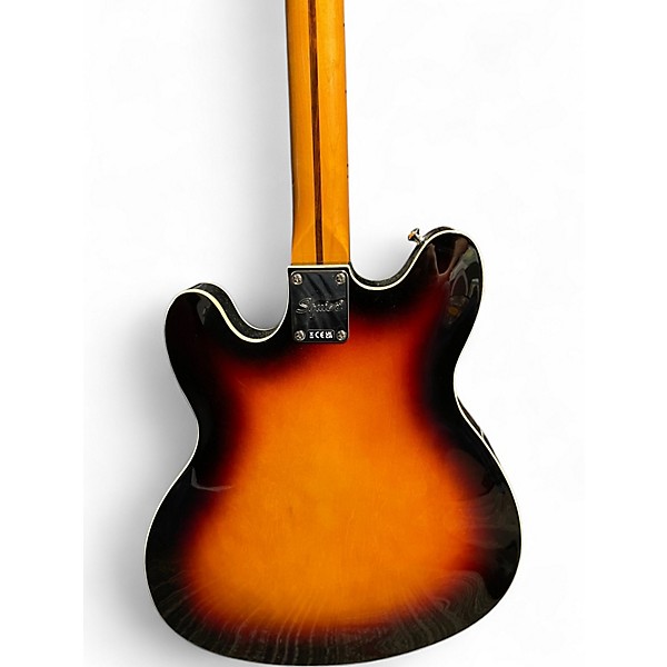 Used Squier Classic Vibe Starcaster Sunburst Hollow Body Electric Guitar