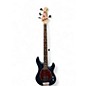 Used Sterling by Music Man SB14 Blue Electric Bass Guitar thumbnail