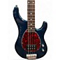 Used Sterling by Music Man SB14 Blue Electric Bass Guitar