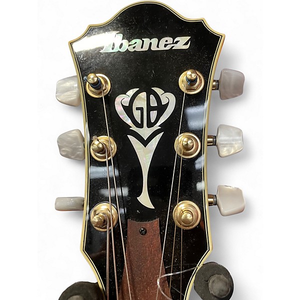 Used Ibanez gb10se-bs Tobacco Sunburst Hollow Body Electric Guitar
