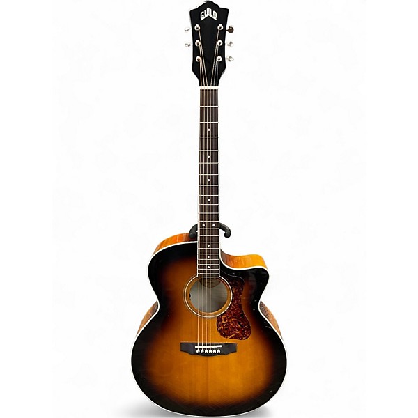 Used Gretsch Guitars F250CE Deluxe 2 Color Sunburst Acoustic Electric Guitar