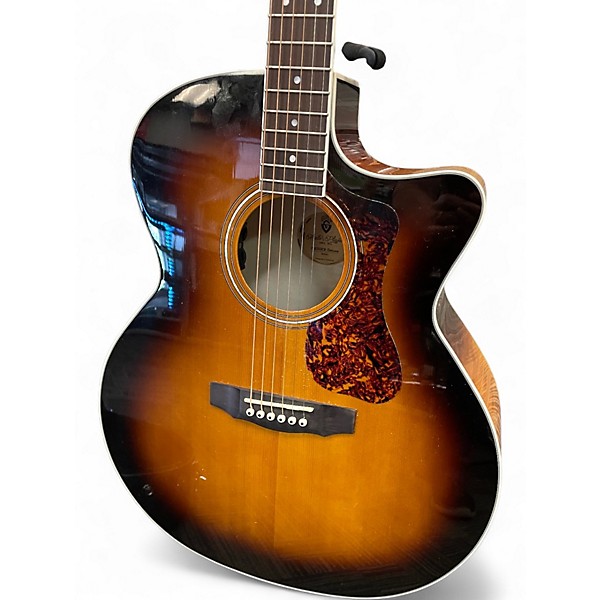 Used Gretsch Guitars F250CE Deluxe 2 Color Sunburst Acoustic Electric Guitar