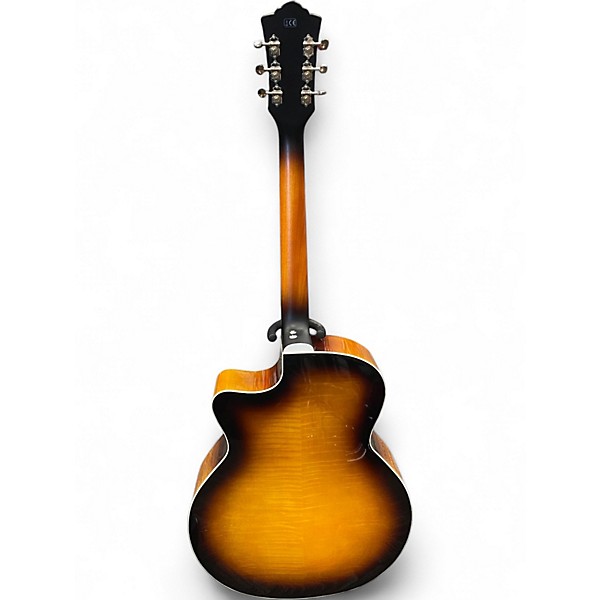 Used Gretsch Guitars F250CE Deluxe 2 Color Sunburst Acoustic Electric Guitar