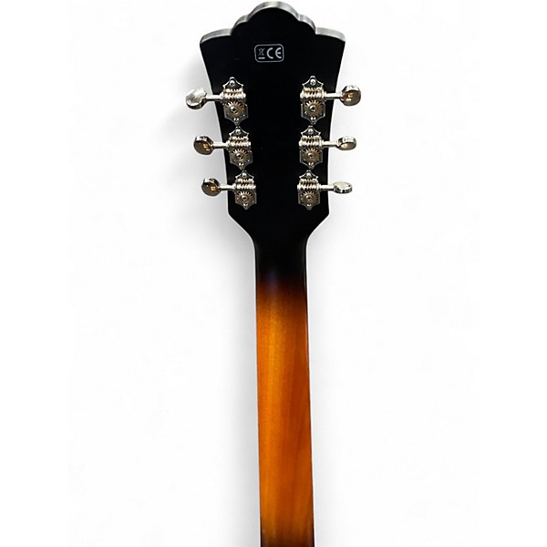 Used Gretsch Guitars F250CE Deluxe 2 Color Sunburst Acoustic Electric Guitar