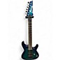 Used Ibanez S670QM Blue Solid Body Electric Guitar thumbnail