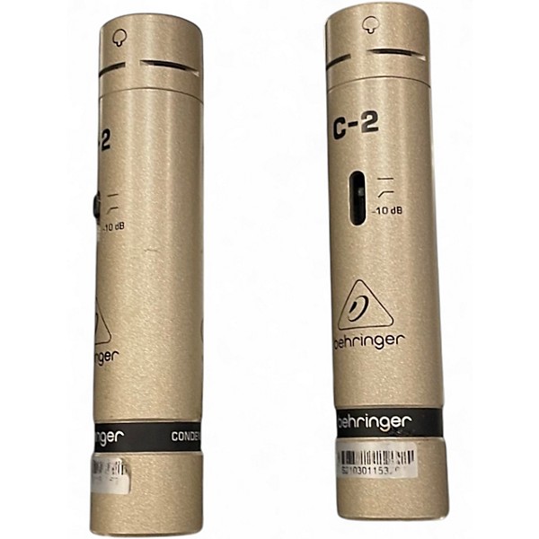 Used Behringer C-2 MATCHED PAIR Condenser Microphone