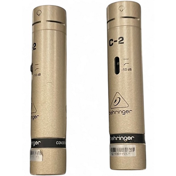 Used Behringer C-2 MATCHED PAIR Condenser Microphone