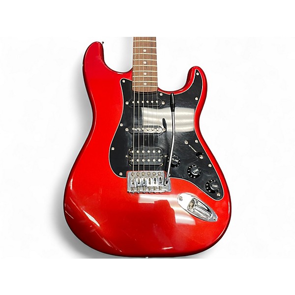 Used Squier Affinity Stratocaster Candy Apple Red Solid Body Electric Guitar
